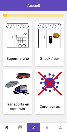 Android application Com'NOUS screenshort