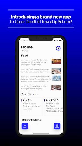 Android application Upper Deerfield TWP Schools screenshort