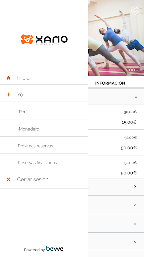 Xano Pilates & Yoga Screen 2