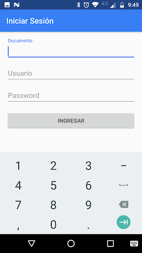 Android application Sage Movil screenshort