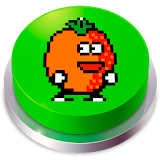 Orange Jelly Button icon