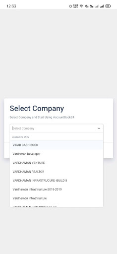 Real-Estate ERP/CRM Accounting Screen 2