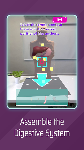 Android application Digestive AR Game Champion screenshort