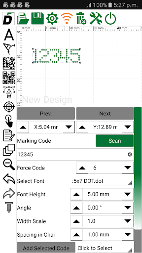 Android application DataMobil screenshort
