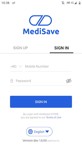Android application Medisave.store screenshort