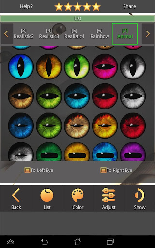 Télécharger Gratuit Sharingan - Eyes And Hair Color Changer APK MOD (Astuce) screenshots 5