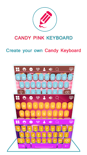 Candy Pink Keyboard Screen 2