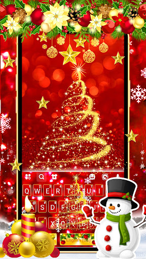 Gold Red Christmas Theme Screenshot 1 - AppWisp.com