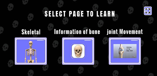 Android application AR Skeletal screenshort