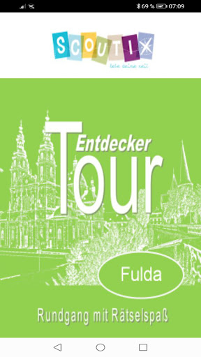 Android application Fulda, Entdeckertour screenshort