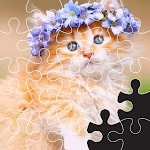 Cover Image of Скачать Cute Cats Jigsaw Puzzle Games  APK