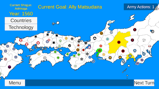 Android application Sengoku Wars screenshort