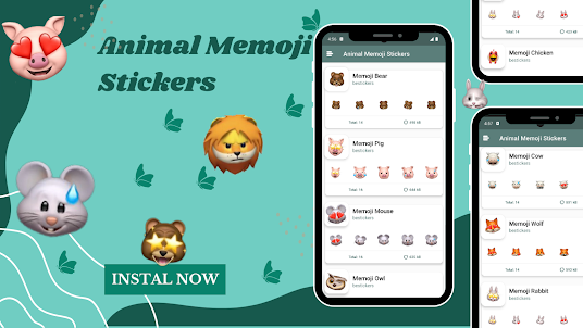 Animal Memoji Stickers