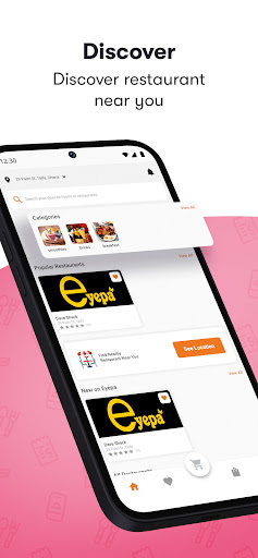 Android application Eyepa:Food Delivery screenshort