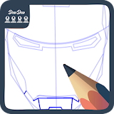 How Draw Iron Man icon