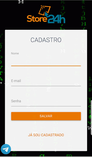 Android application Números Virtuais screenshort