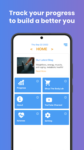 The BodyLab Mobile Screen 2