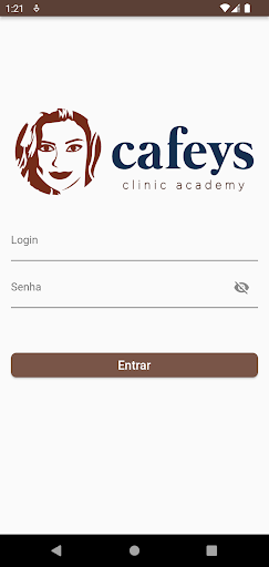 Android application Cafeys Admin screenshort