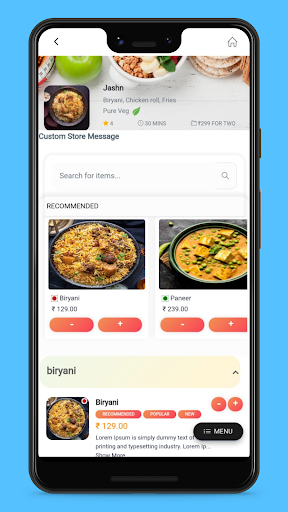 FooDo - Food Delivery App Screen 3