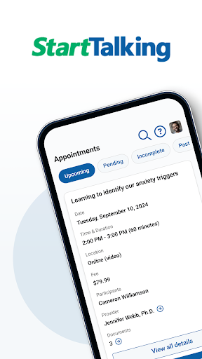 Android application Start Talking screenshort