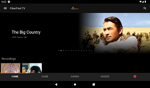 Screenshot of FiberFirst TV