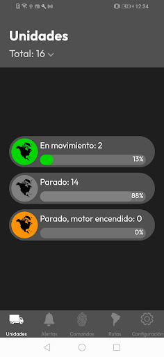 Android application BigData Telemetrics screenshort