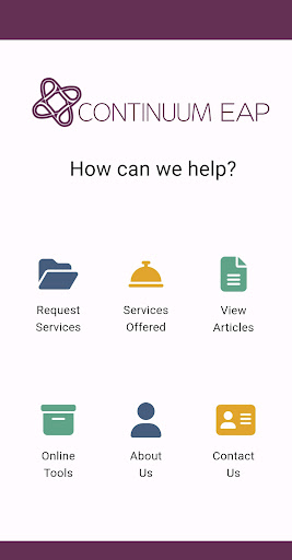 Android application Continuum EAP screenshort