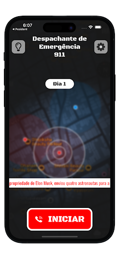 Visualização do aplicativo