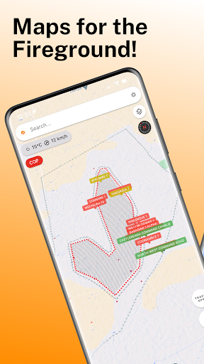 Android application Ember Map screenshort