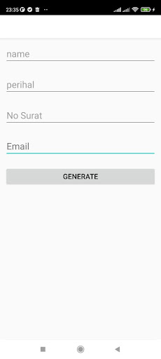 Android application Sign Me Up screenshort