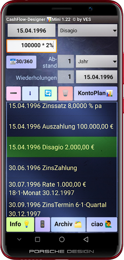 Android application CashFlow-Designer Mini screenshort