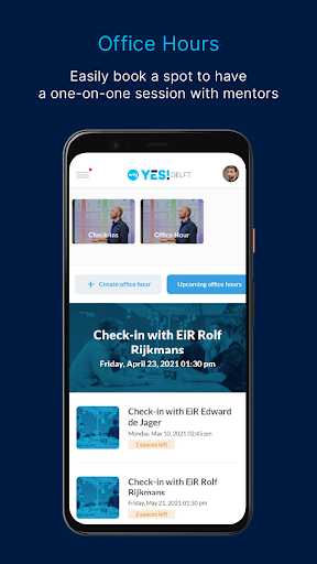 Android application YES!Delft screenshort