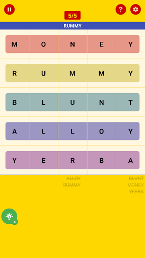 Crossword | Learn the words Screen 2