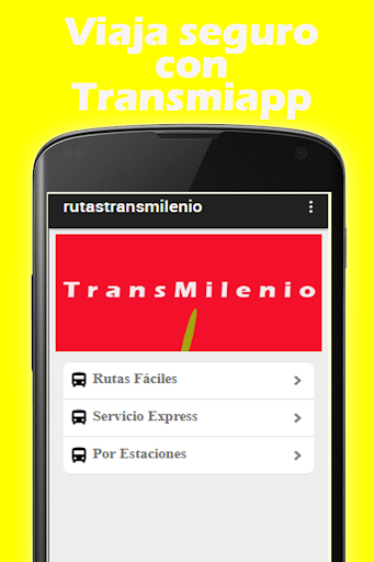 Rutas para transmilenio bogota - v1.4
