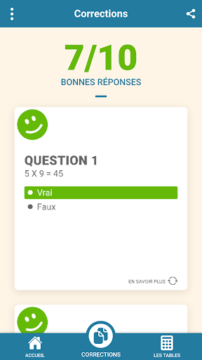 Speez - Les tables Screen 3