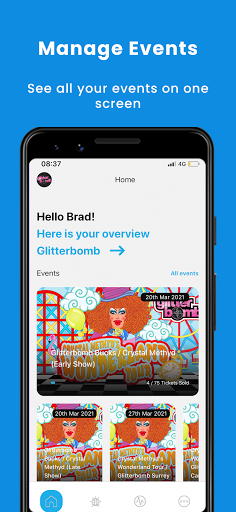 Android application Booked it screenshort