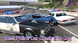 Real Police Car Crash Sim Cop - Screenshot 2