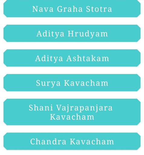 NavaGraha Stotram Screen 2