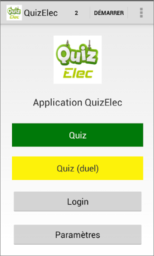 QuizElec Screen 2