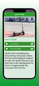 Apollo City scooter Guide