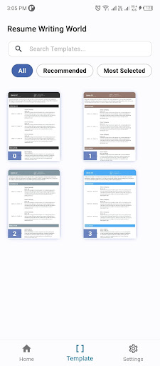 Resume Writing World Screen 3