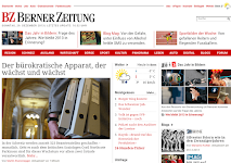 screenshot of Schweiz Zeitungen