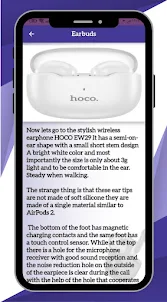HOCO EW29 Earbuds| Guide
