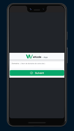 Android application WeKode screenshort