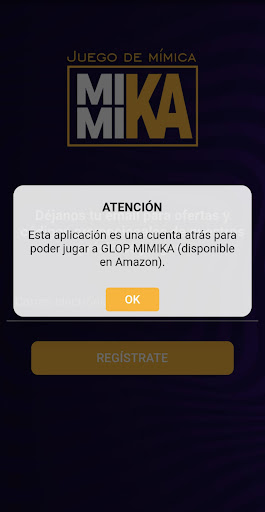 Android application Glop MIMIKA screenshort