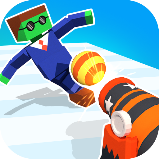 Funny Cannon Zombie 3D logo