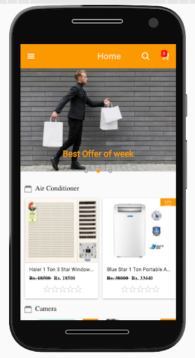 Android application Shop Me screenshort