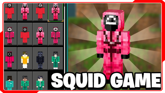 Squid Game Skin Pack for MCPE 5.9 APK + Мод (Unlimited money) за Android