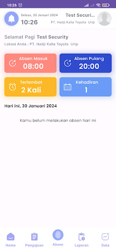 Android application Karya Insani Mobile Presence screenshort