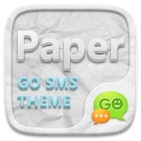 GO SMS PRO PAPER THEME